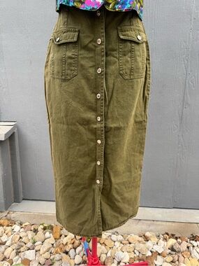 Vintage American Outpost Button Up Shirt Size SM